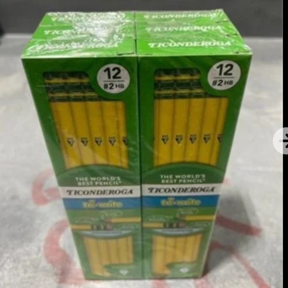 NEW Ticonderoga Tri-Write‎ 72 Pack - 6 packs of 12